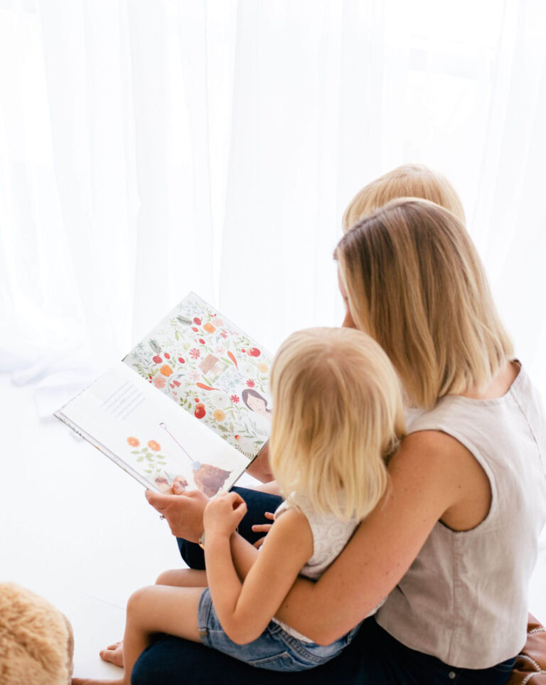 Early Intervention Speech Therapy - Mother Reading with child
